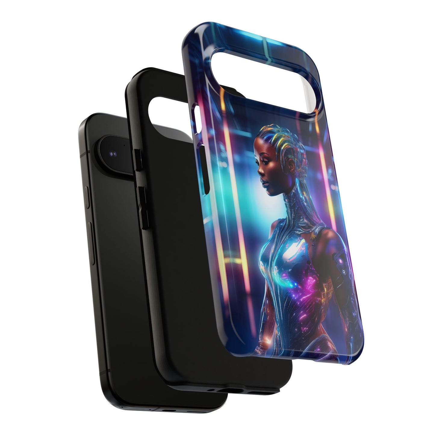 Futuristic Human Android Hybrid Cell Phone Case 014