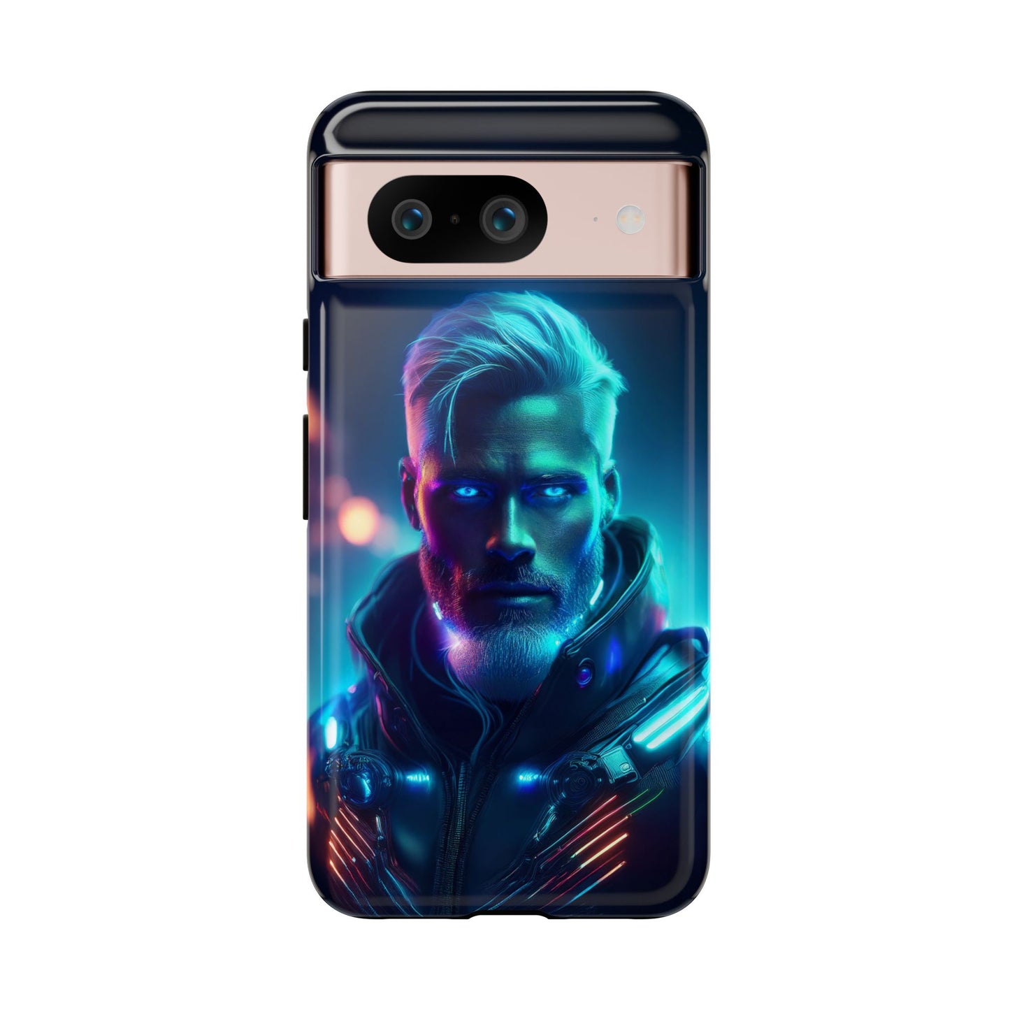 Futuristic Cyberpunk Male Cell Phone Case 023