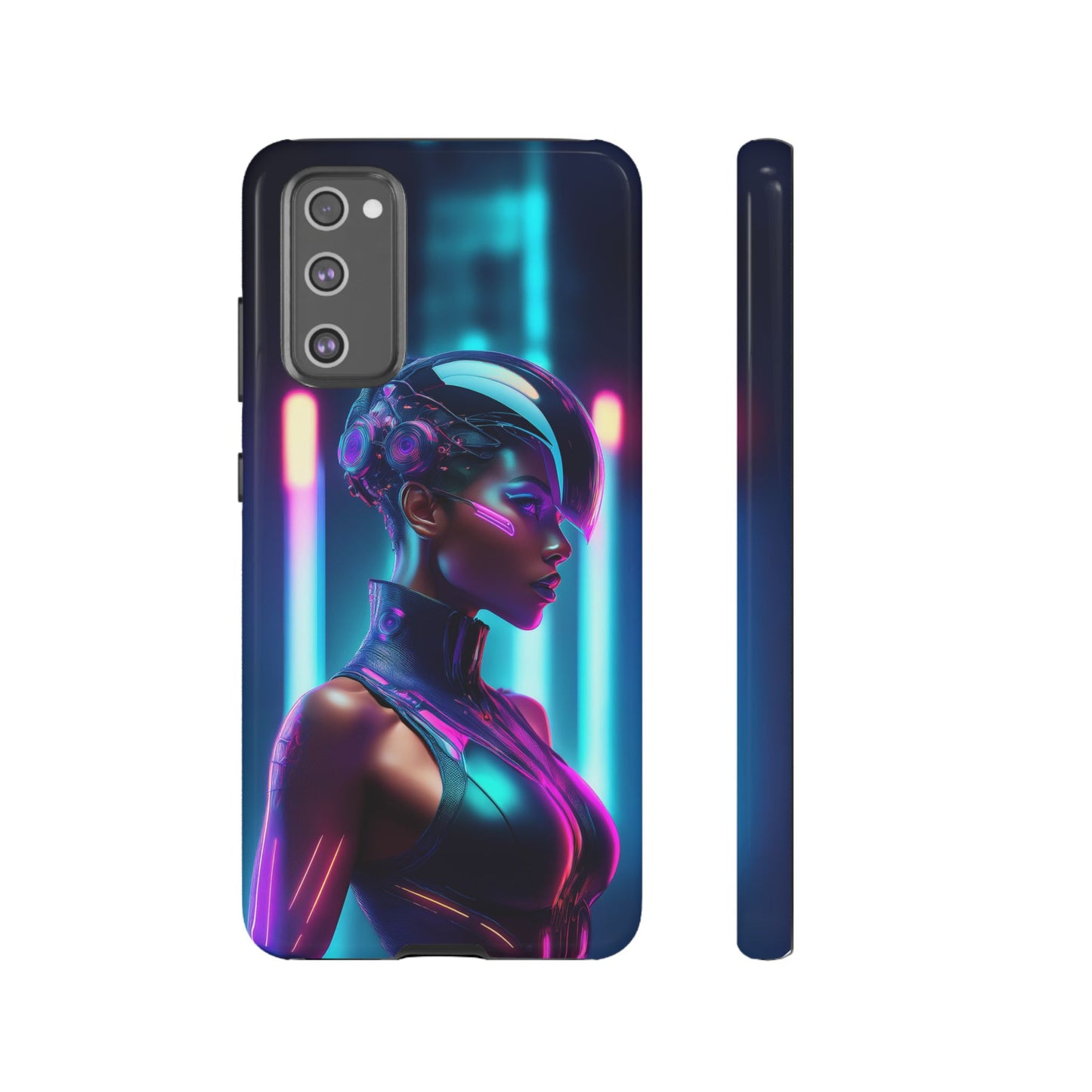 Futuristic Cyberpunk Female Cell Phone Case 021