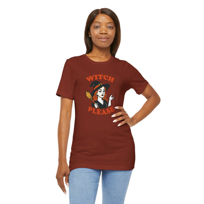 Witch Please Halloween Shirt – Sassy Retro Witch Graphic Tee for Funny Halloween Attitude