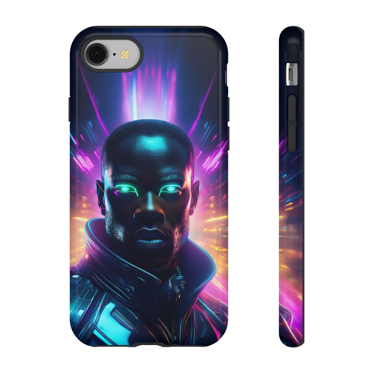 Futuristic Cyberpunk Male Cell Phone Case 022