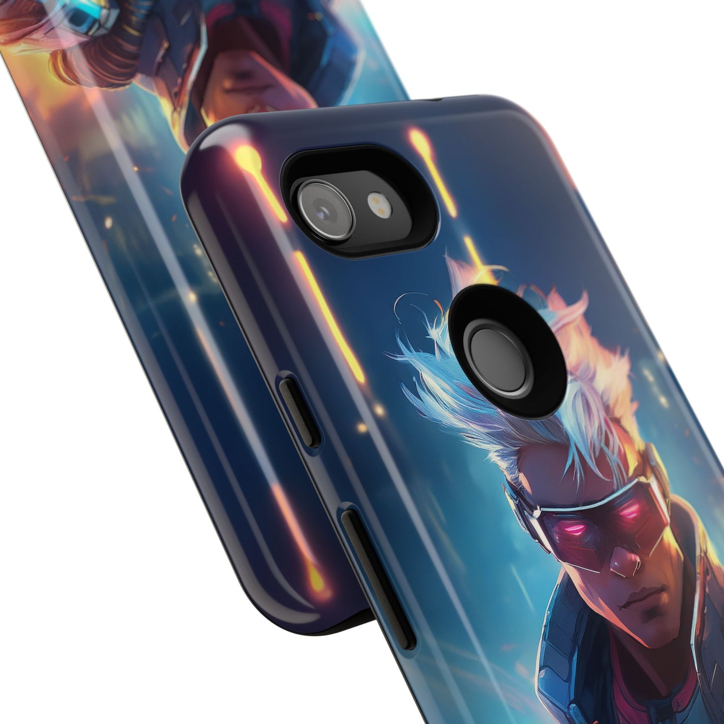 Futuristic Cyberpunk Male Cell Phone Case 018