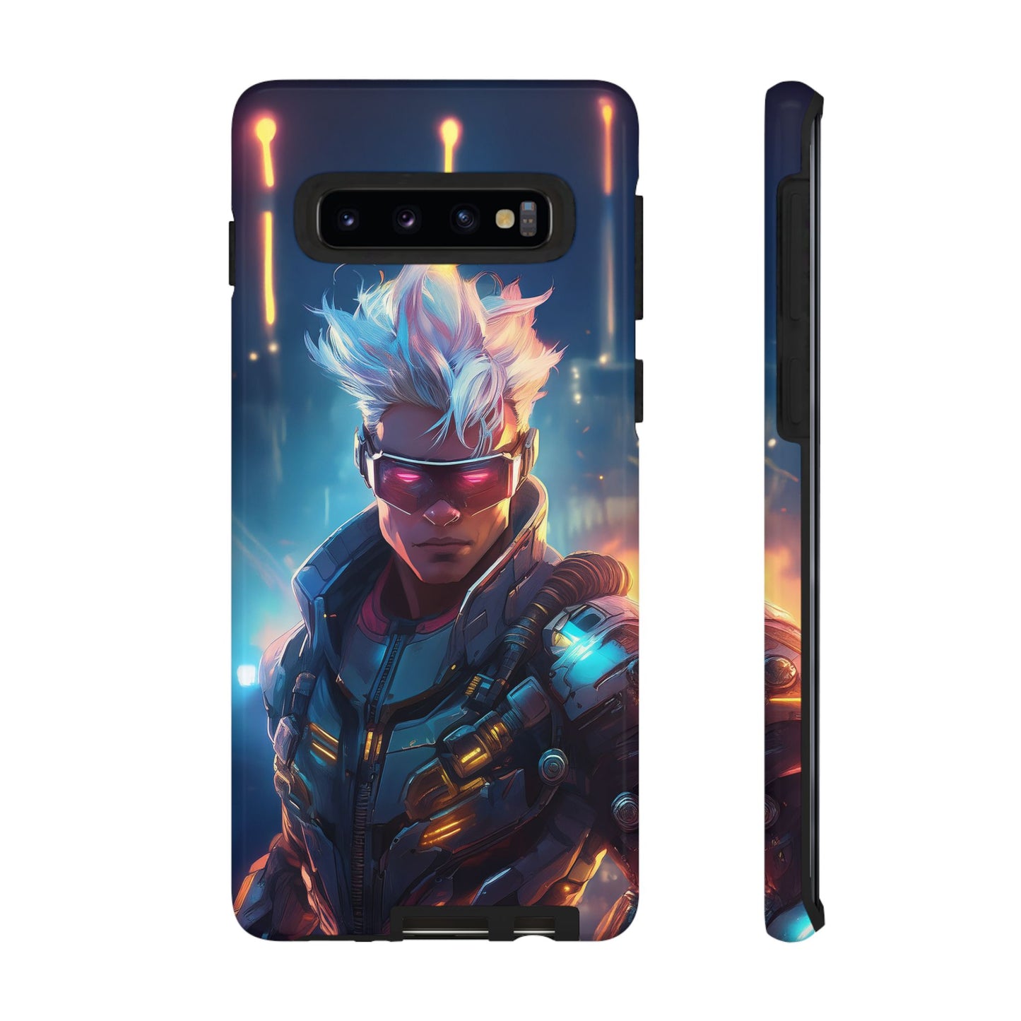 Futuristic Cyberpunk Male Cell Phone Case 018