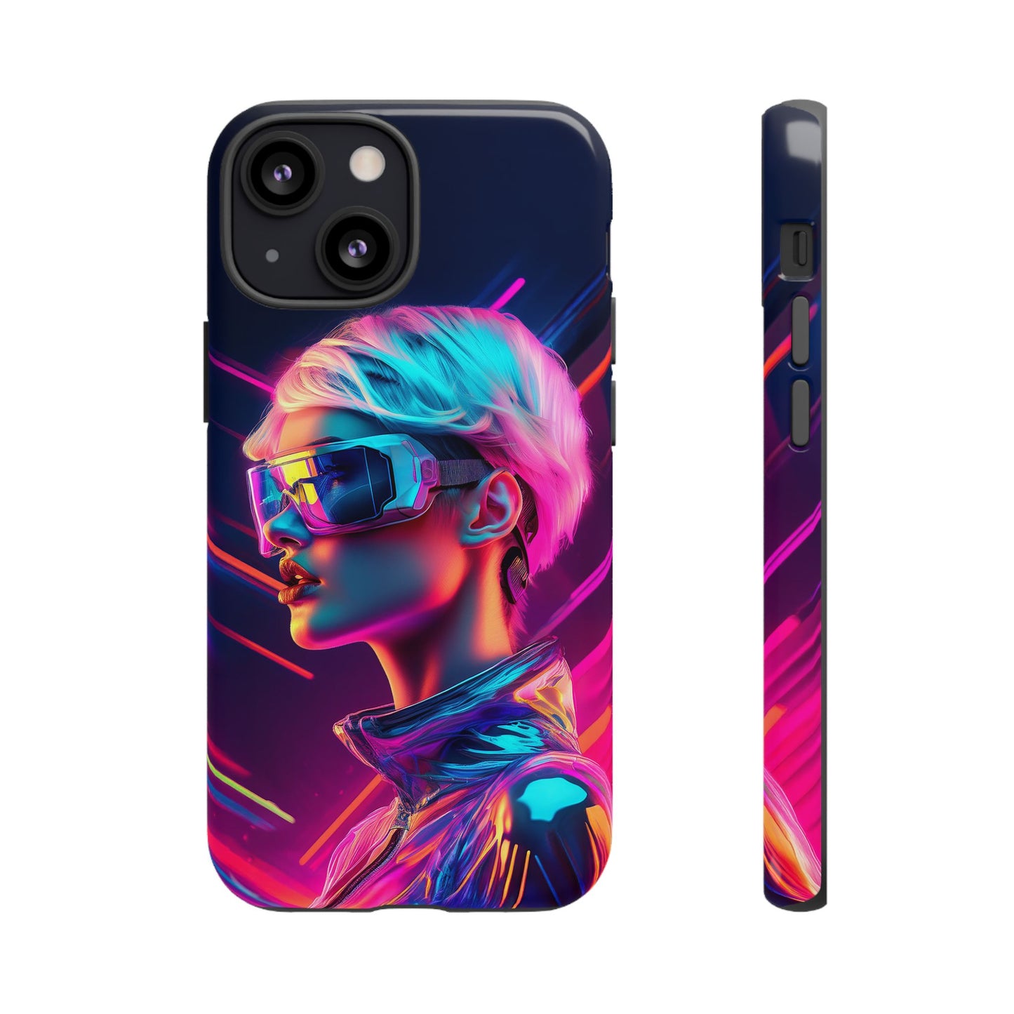 Futuristic Cyberpunk Female Cell Phone Case 031