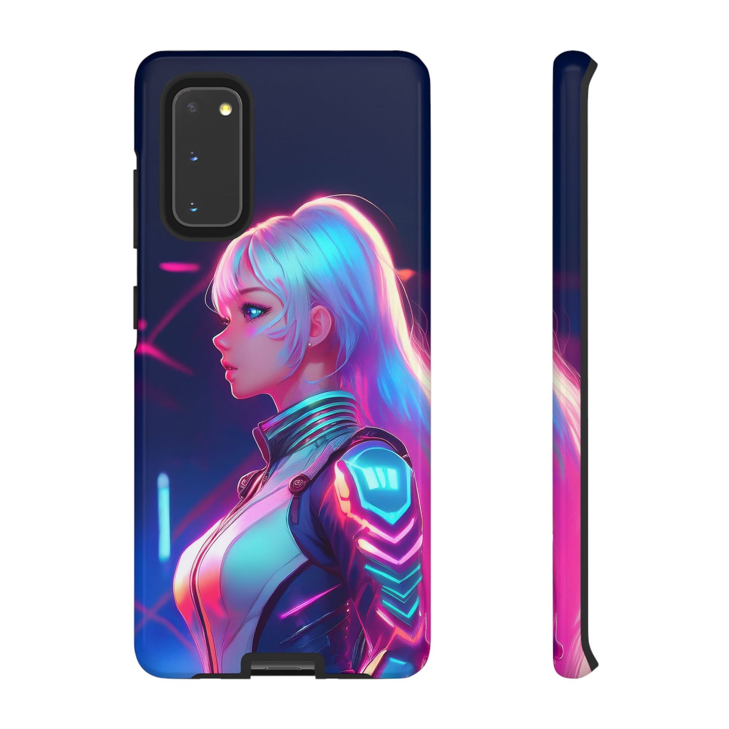 Futuristic Cyberpunk Female Cell Phone Case 009