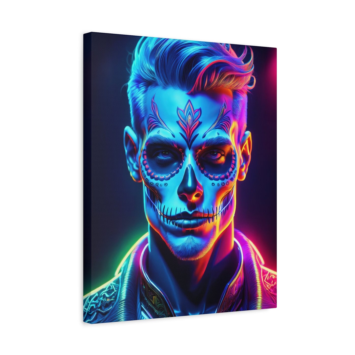 Dia de los Muertos Canvas Art | Day of the Dead - Stretched Matte Wall Decor 008