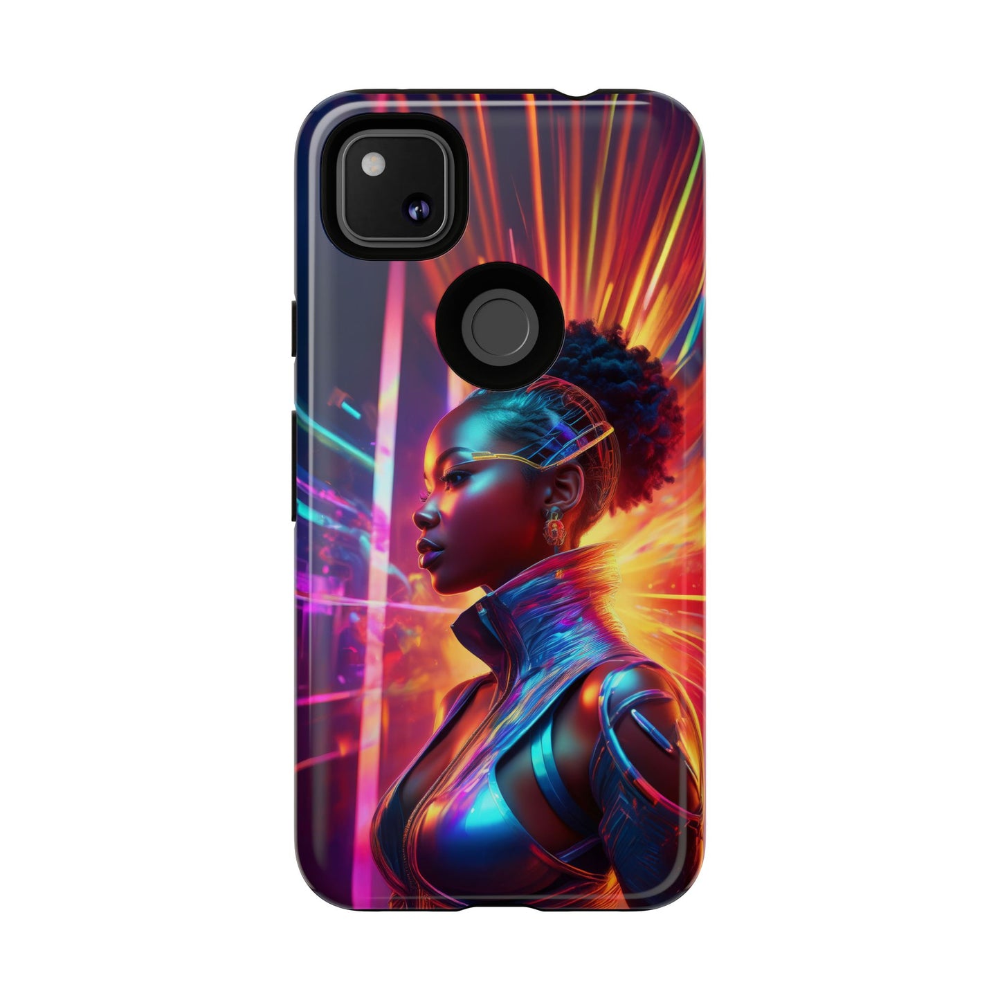 Futuristic Cyberpunk Female Cell Phone Case 001