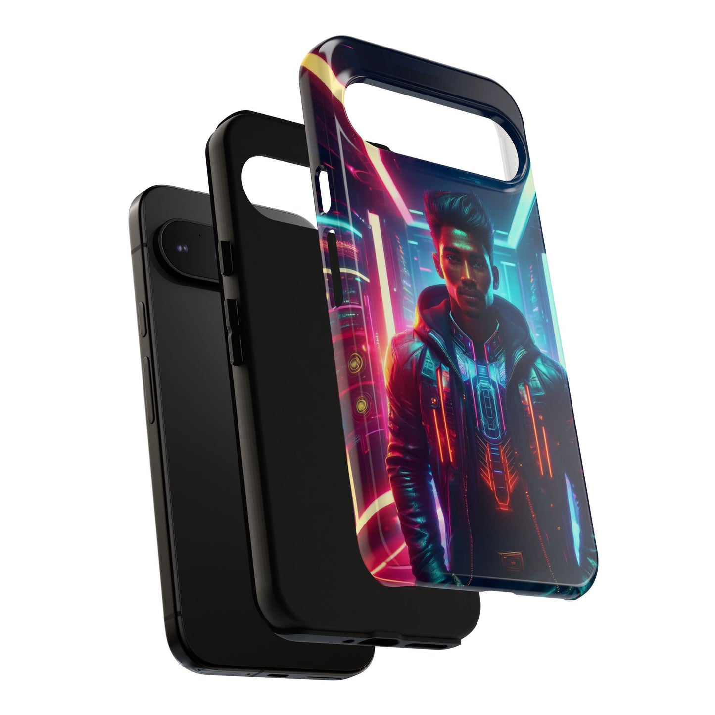 Futuristic Cyberpunk Male Cell Phone Case 001