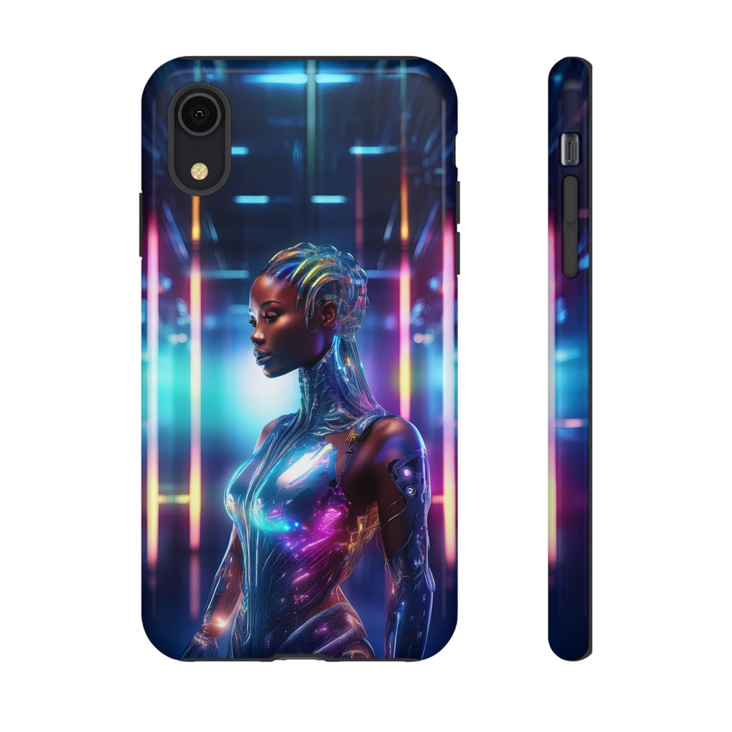 Futuristic Human Android Hybrid Cell Phone Case 014