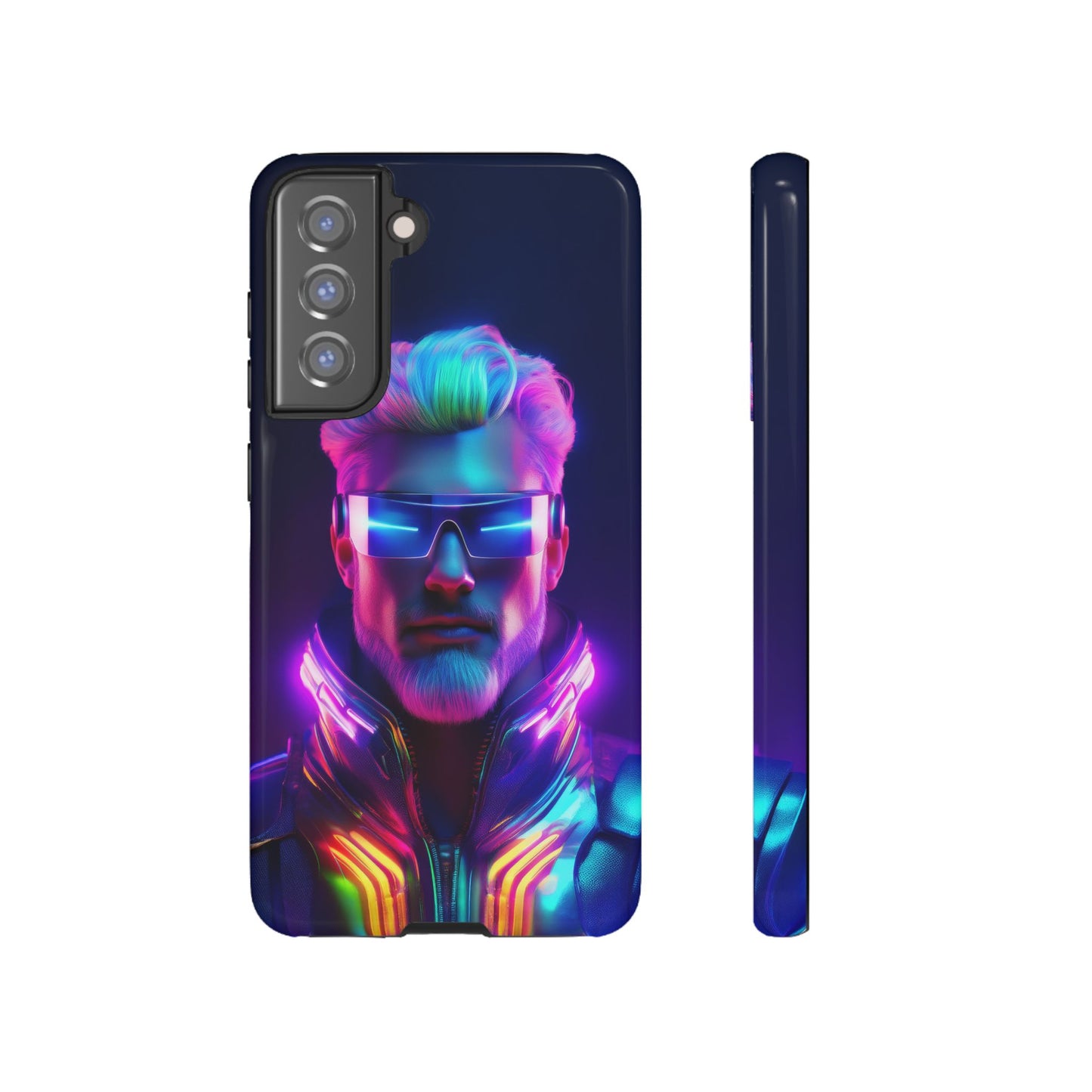 Futuristic Cyberpunk Male Cell Phone Case 026