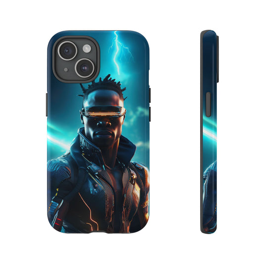 Futuristic Cyberpunk Male Cell Phone Case 014