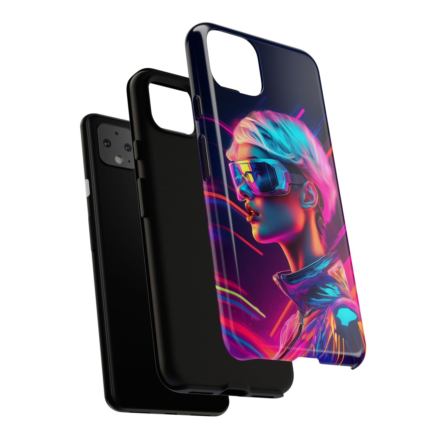 Futuristic Cyberpunk Female Cell Phone Case 031