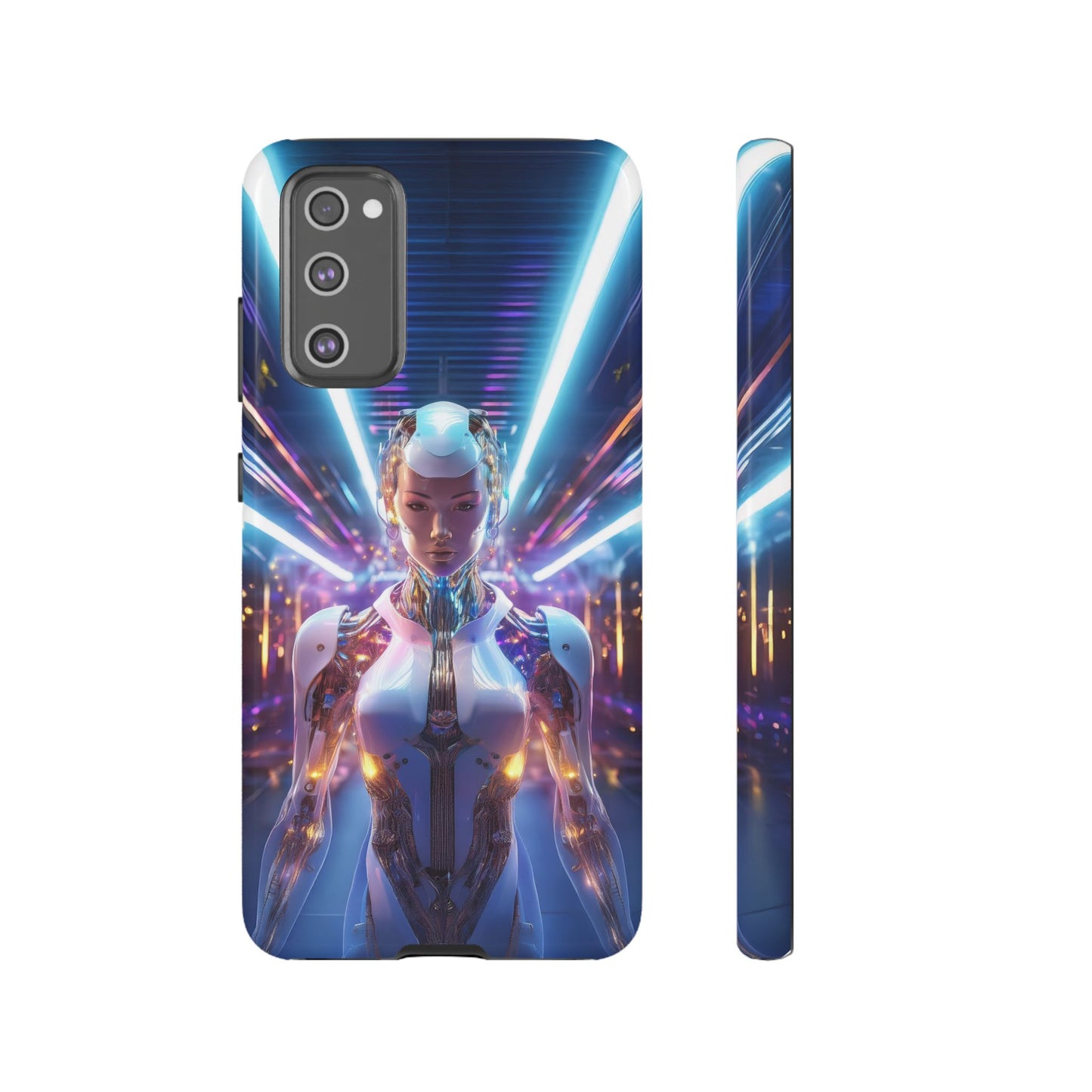 Futuristic Human Android Hybrid Cell Phone Case 007