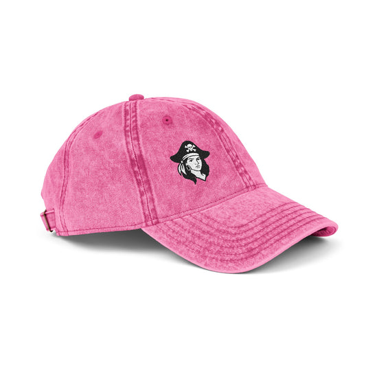 Hot Pirate Girl Vintage Hat – Bold Skull and Crossbones Hat with Retro Attitude and Seafaring Sass
