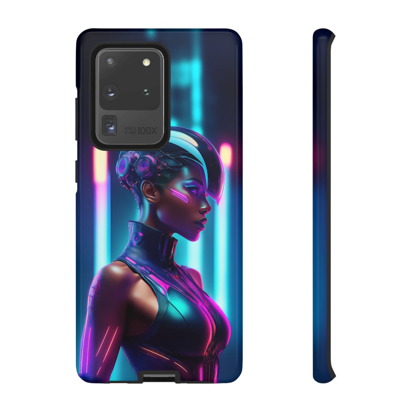 Futuristic Cyberpunk Female Cell Phone Case 021