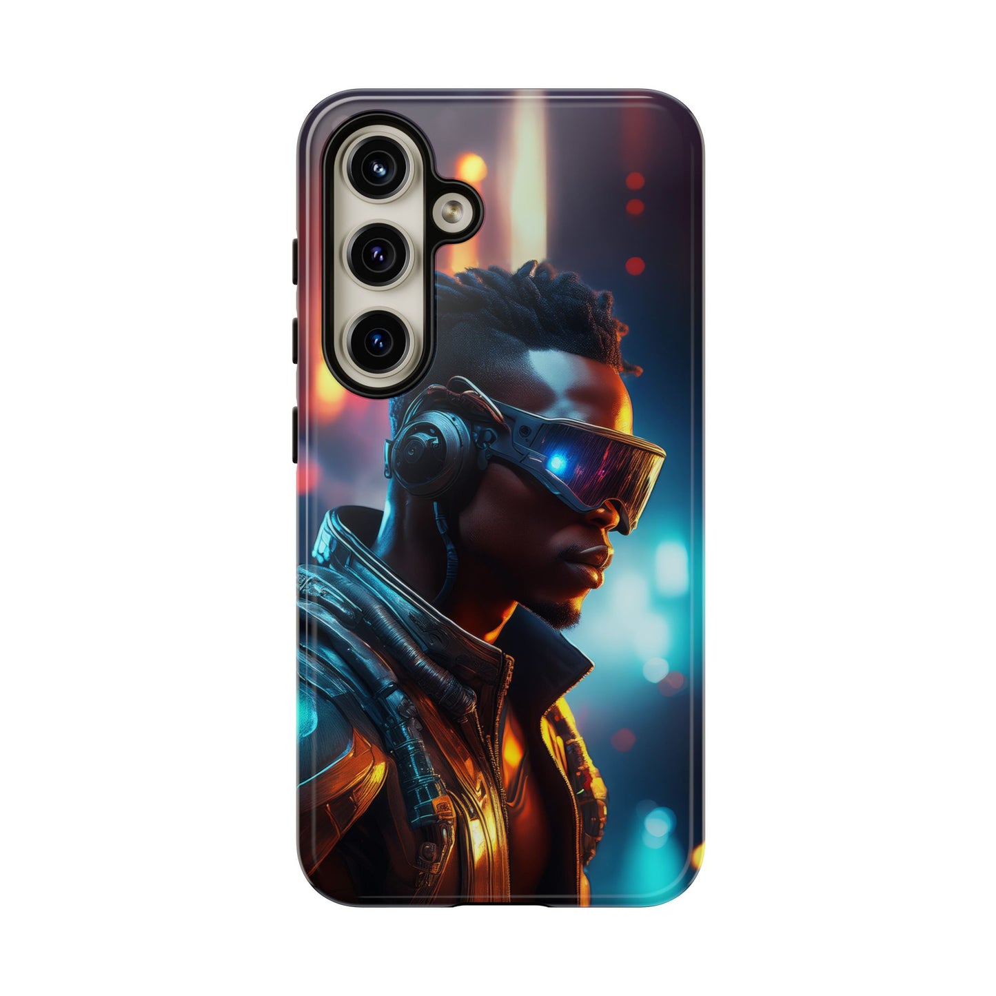 Futuristic Cyberpunk Male Cell Phone Case 016