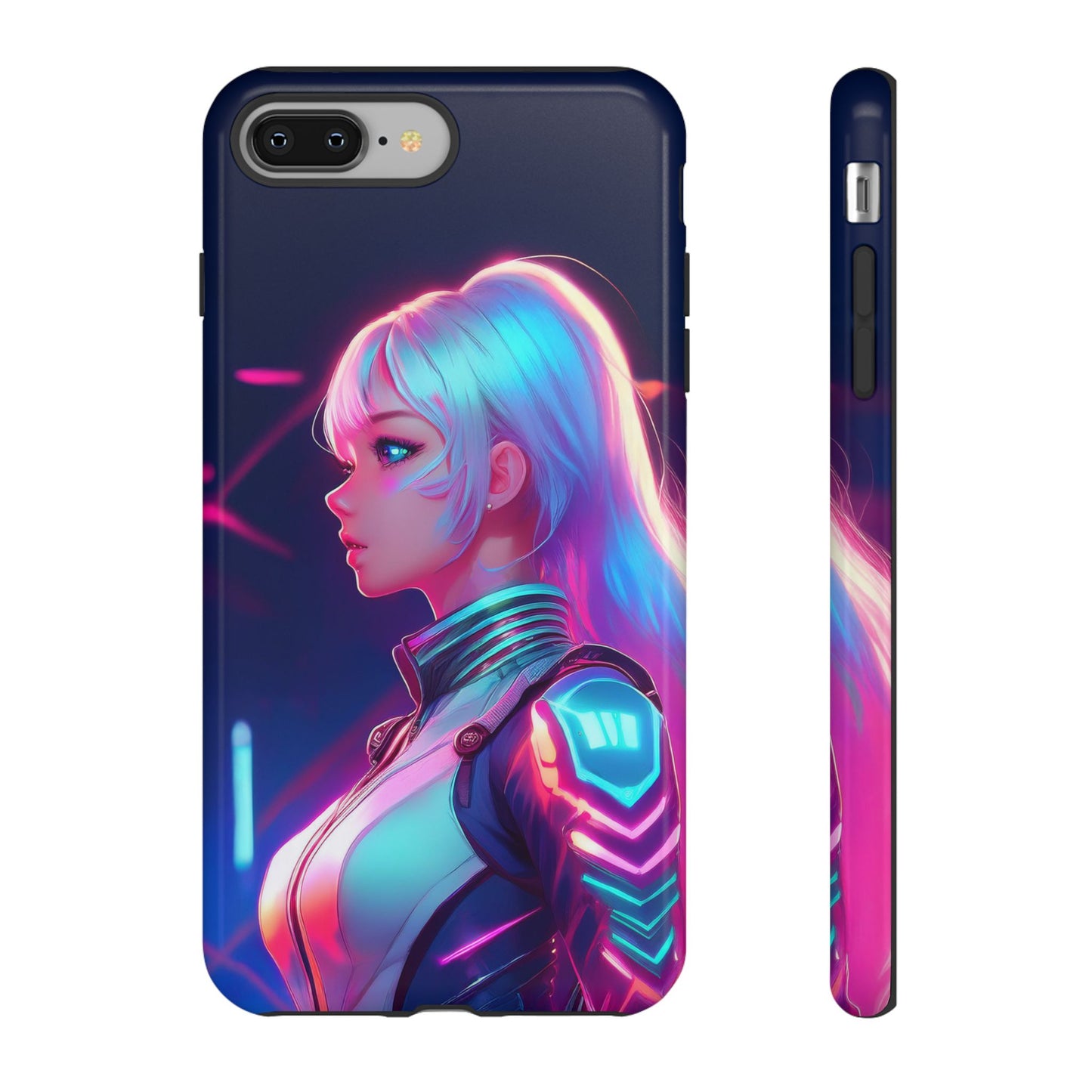 Futuristic Cyberpunk Female Cell Phone Case 009