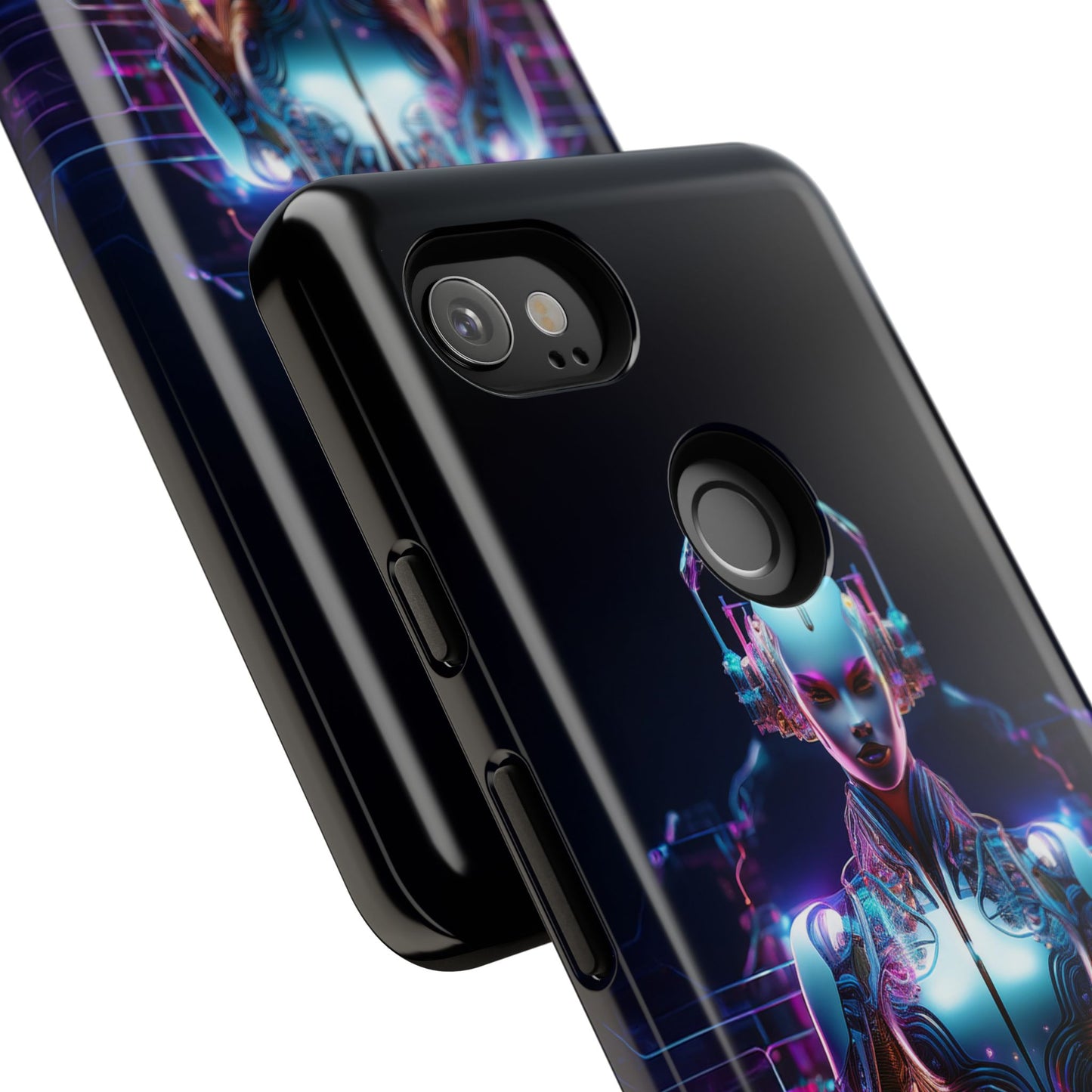 Futuristic Human Android Hybrid Cell Phone Case 001