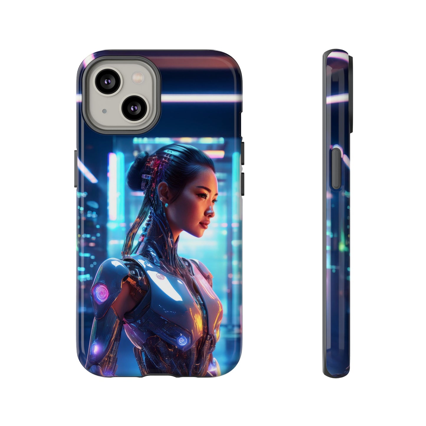 Futuristic Human Android Hybrid Cell Phone Case 013