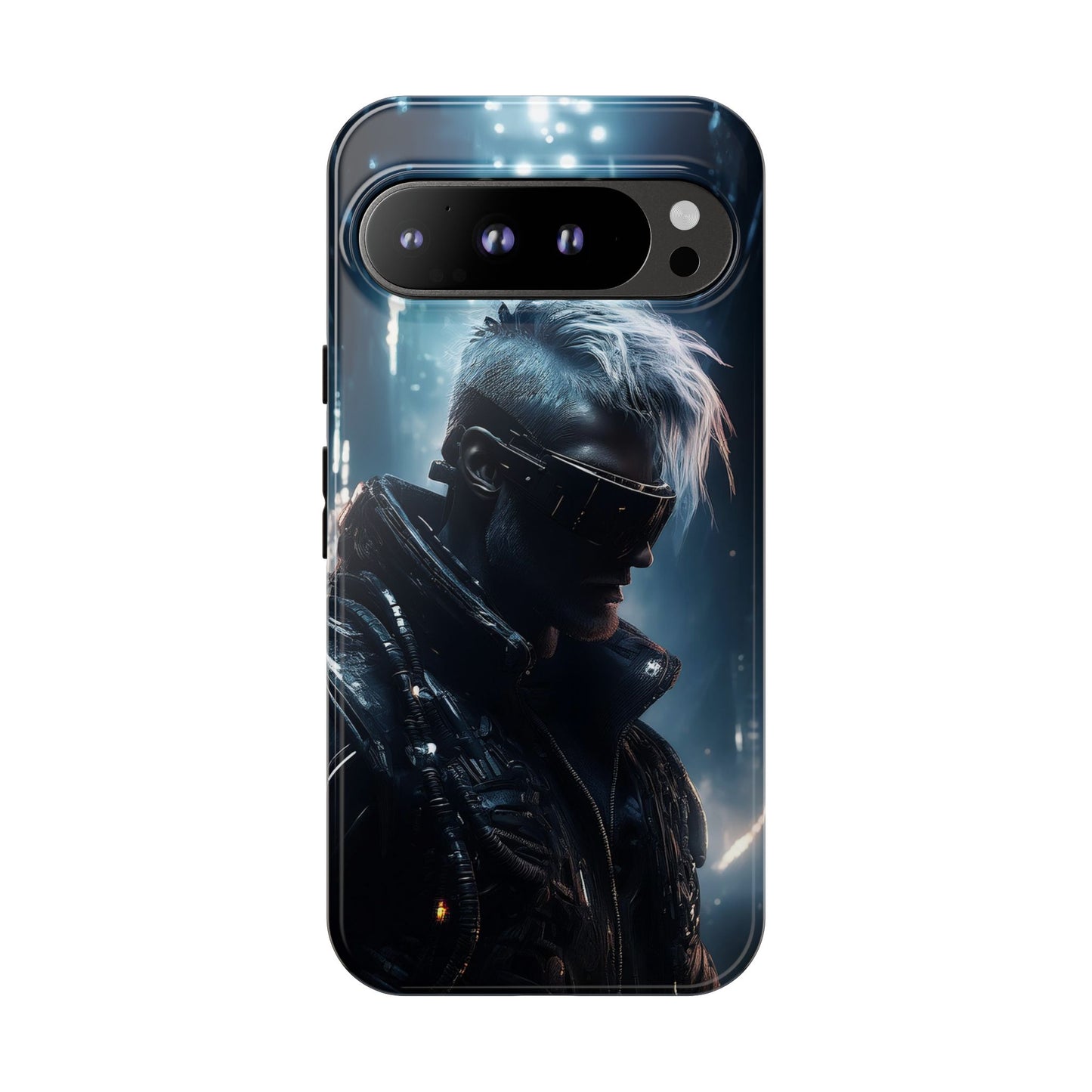 Futuristic Cyberpunk Male Cell Phone Case 025