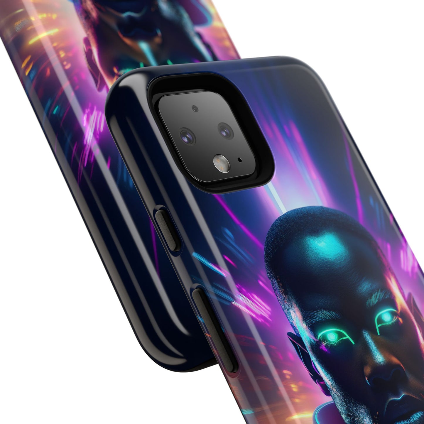 Futuristic Cyberpunk Male Cell Phone Case 022