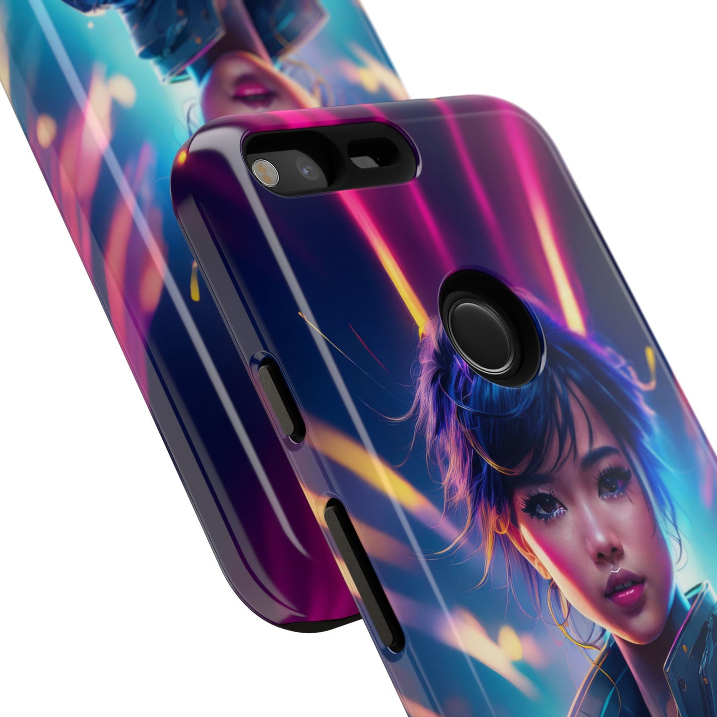 Futuristic Cyberpunk Female Cell Phone Case 024