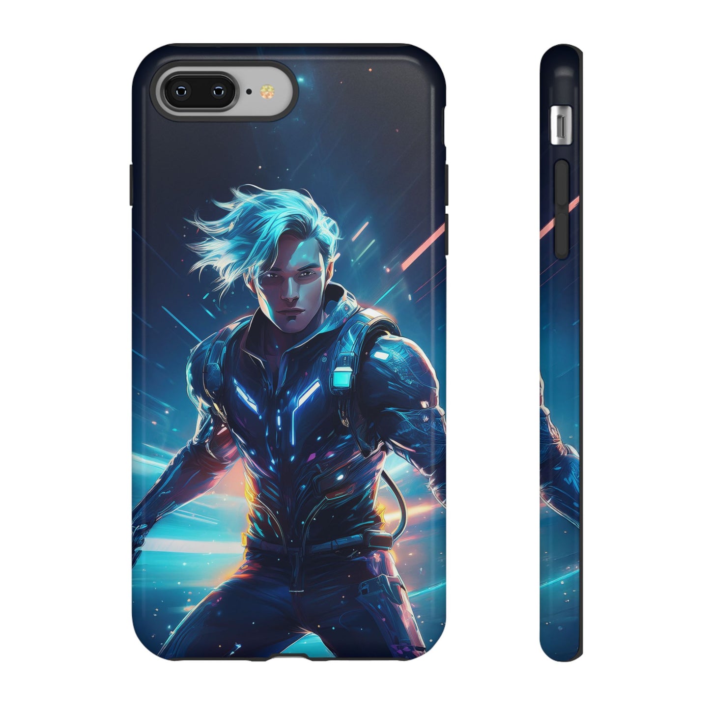 Futuristic Cyberpunk Male Cell Phone Case 024