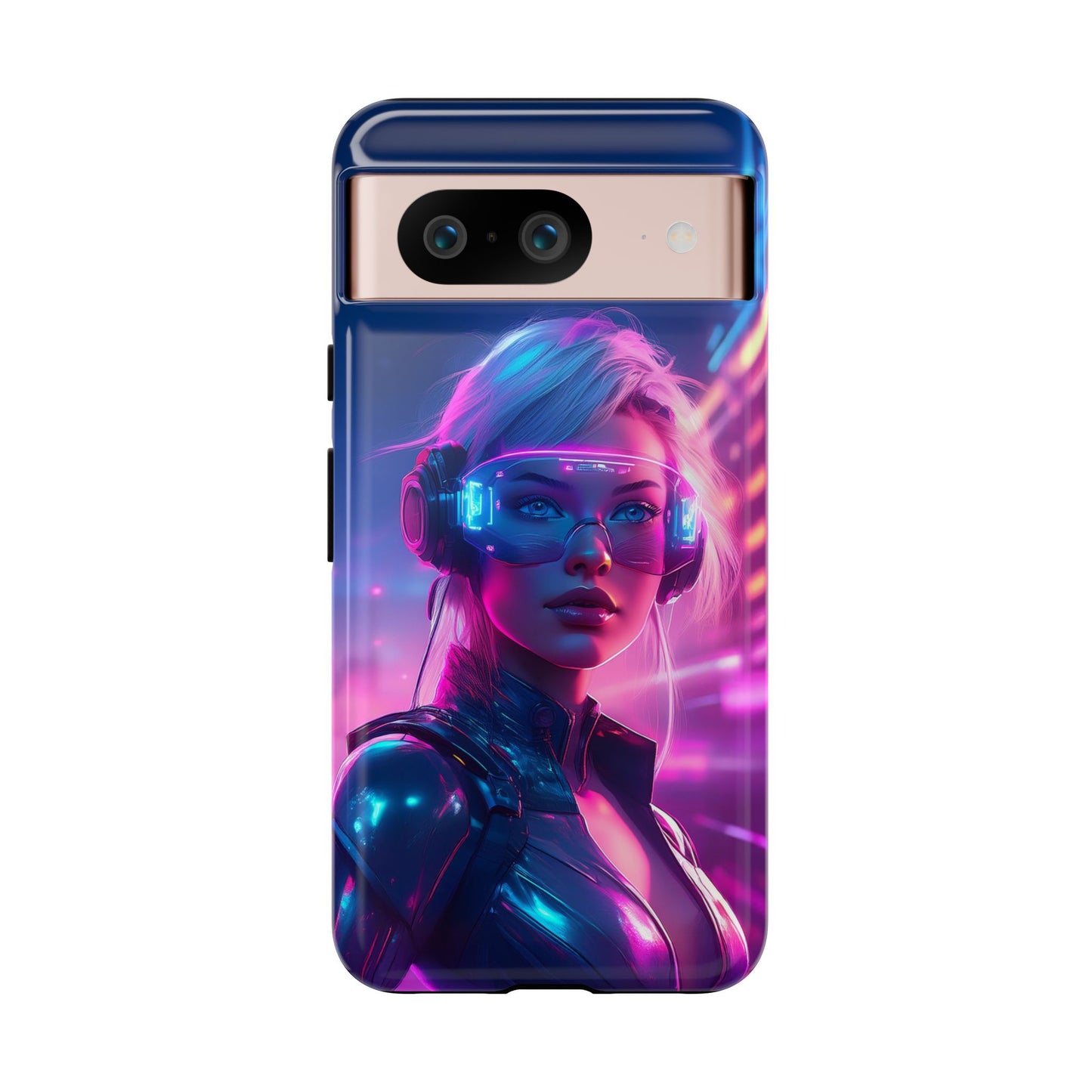 Futuristic Cyberpunk Female Cell Phone Case 029