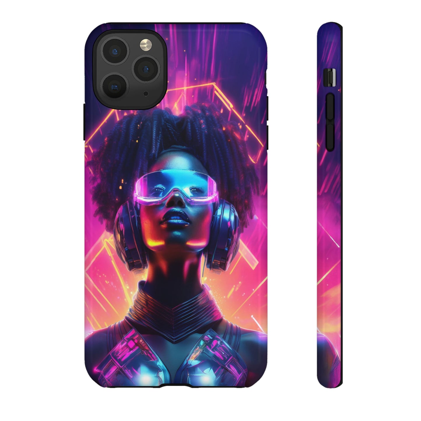 Futuristic Cyberpunk Female Cell Phone Case 030