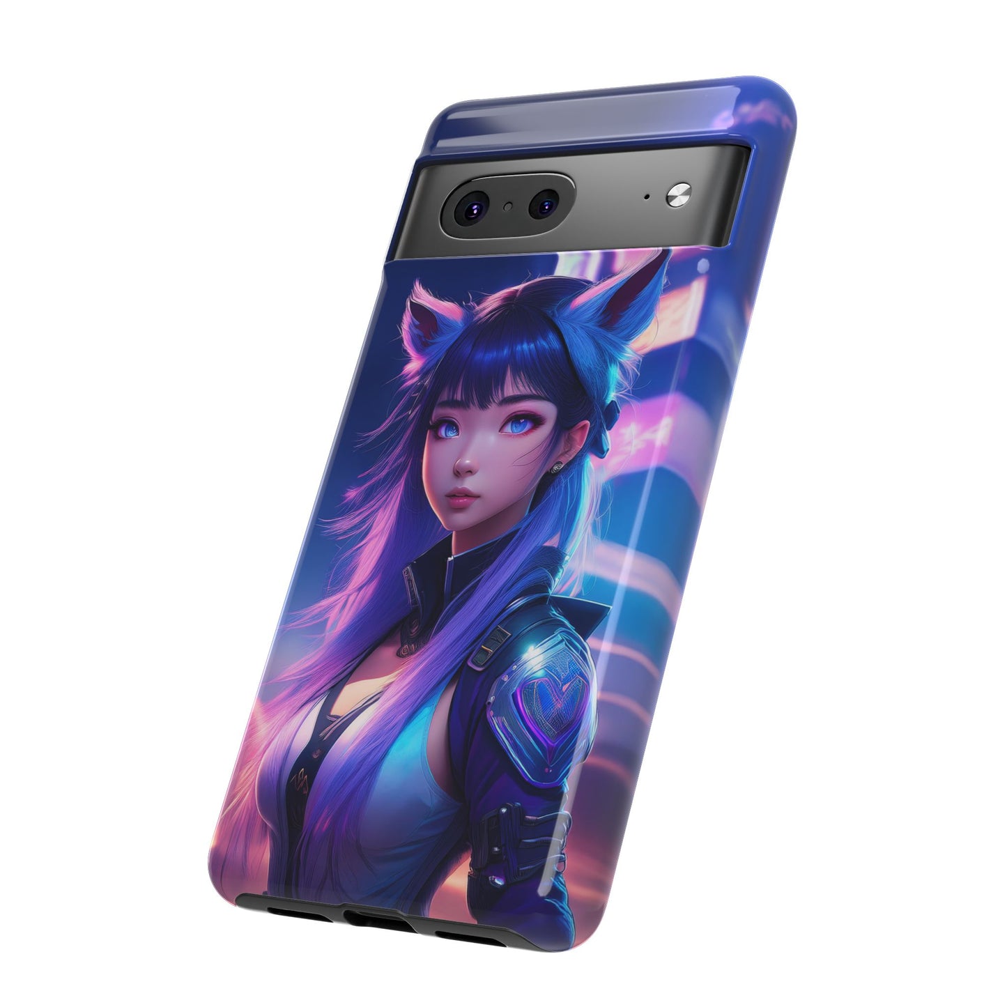 Futuristic Cyberpunk Female Cell Phone Case 010