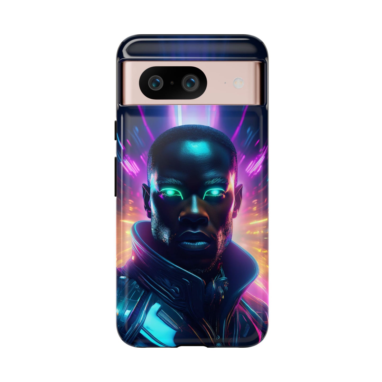 Futuristic Cyberpunk Male Cell Phone Case 022