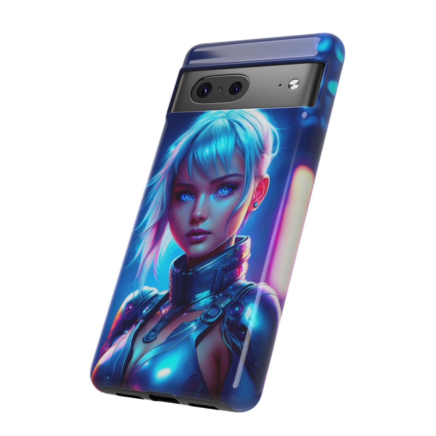 Futuristic Cyberpunk Female Cell Phone Case 013