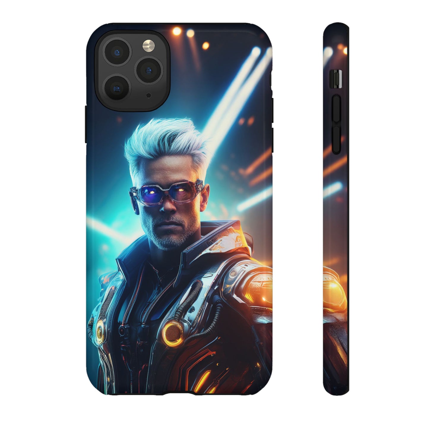 Futuristic Cyberpunk Male Cell Phone Case 013