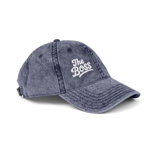 The Boss Vintage Hat – Embroidered Statement Hat for Power Moves Only