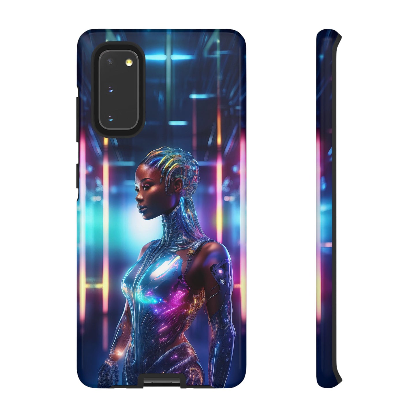 Futuristic Human Android Hybrid Cell Phone Case 014