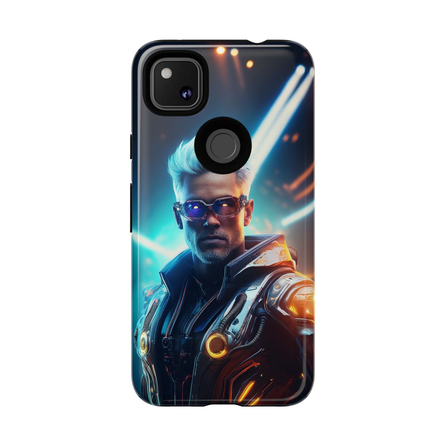 Futuristic Cyberpunk Male Cell Phone Case 013