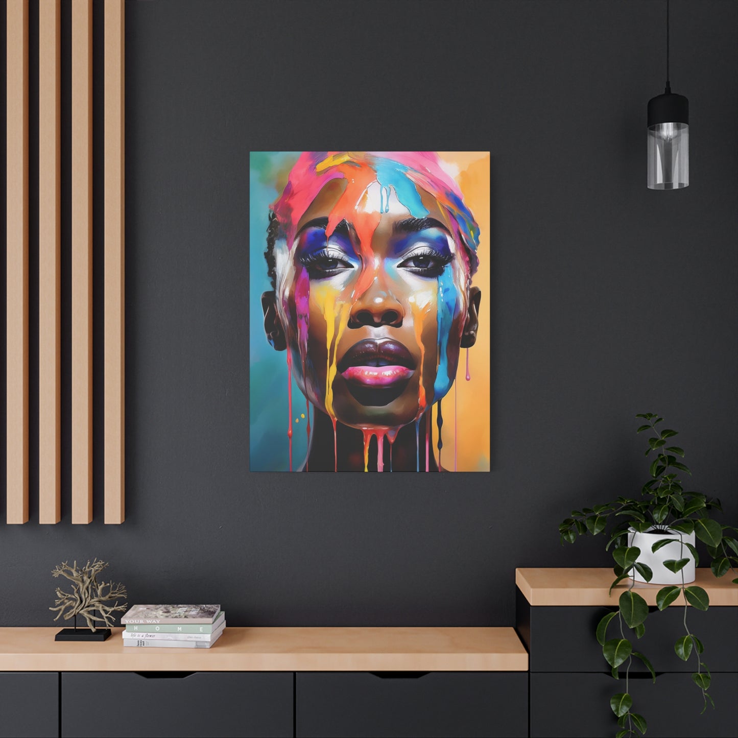 Painted Beauty 003 Canvas Wall Art