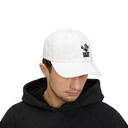 Sin City Angels Classic Dad Hat – Embroidered Retro Beer Babe Hat for Vegas Nights, Dive Bars, and Party Legends