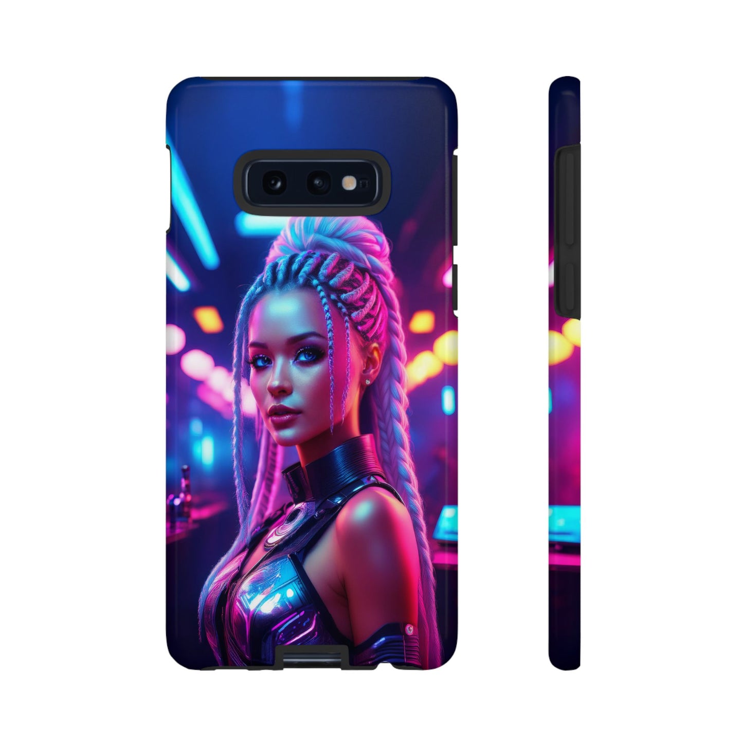 Futuristic Cyberpunk Female Cell Phone Case 007