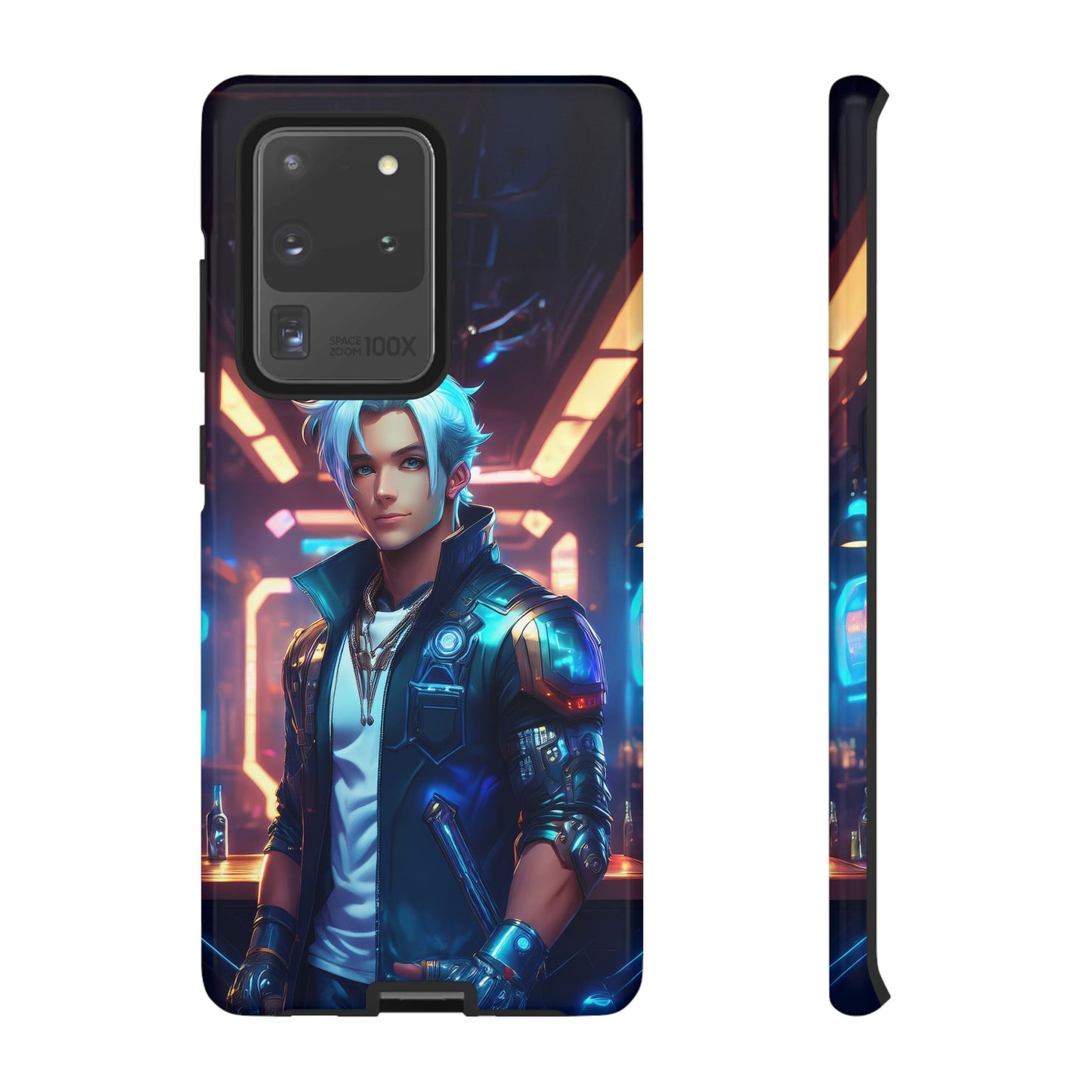 Futuristic Cyberpunk Male Cell Phone Case 009