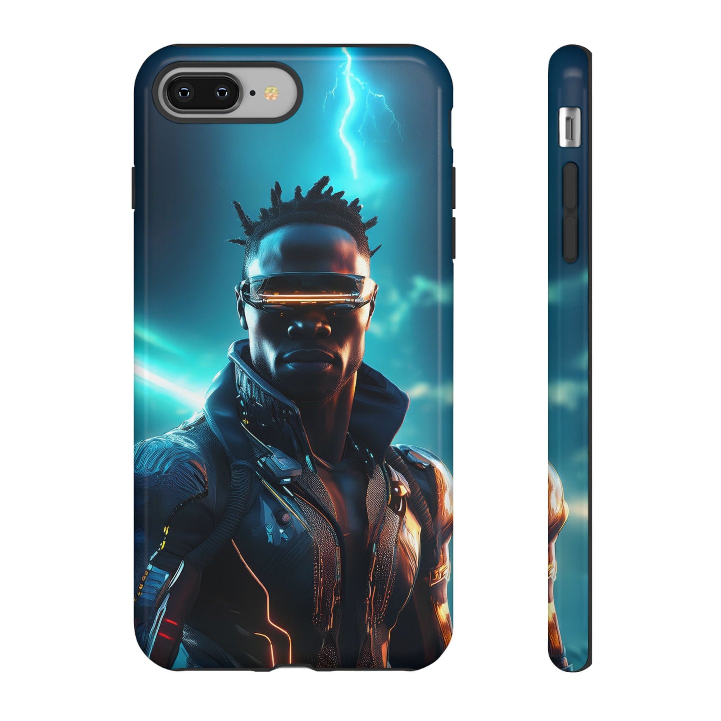 Futuristic Cyberpunk Male Cell Phone Case 014