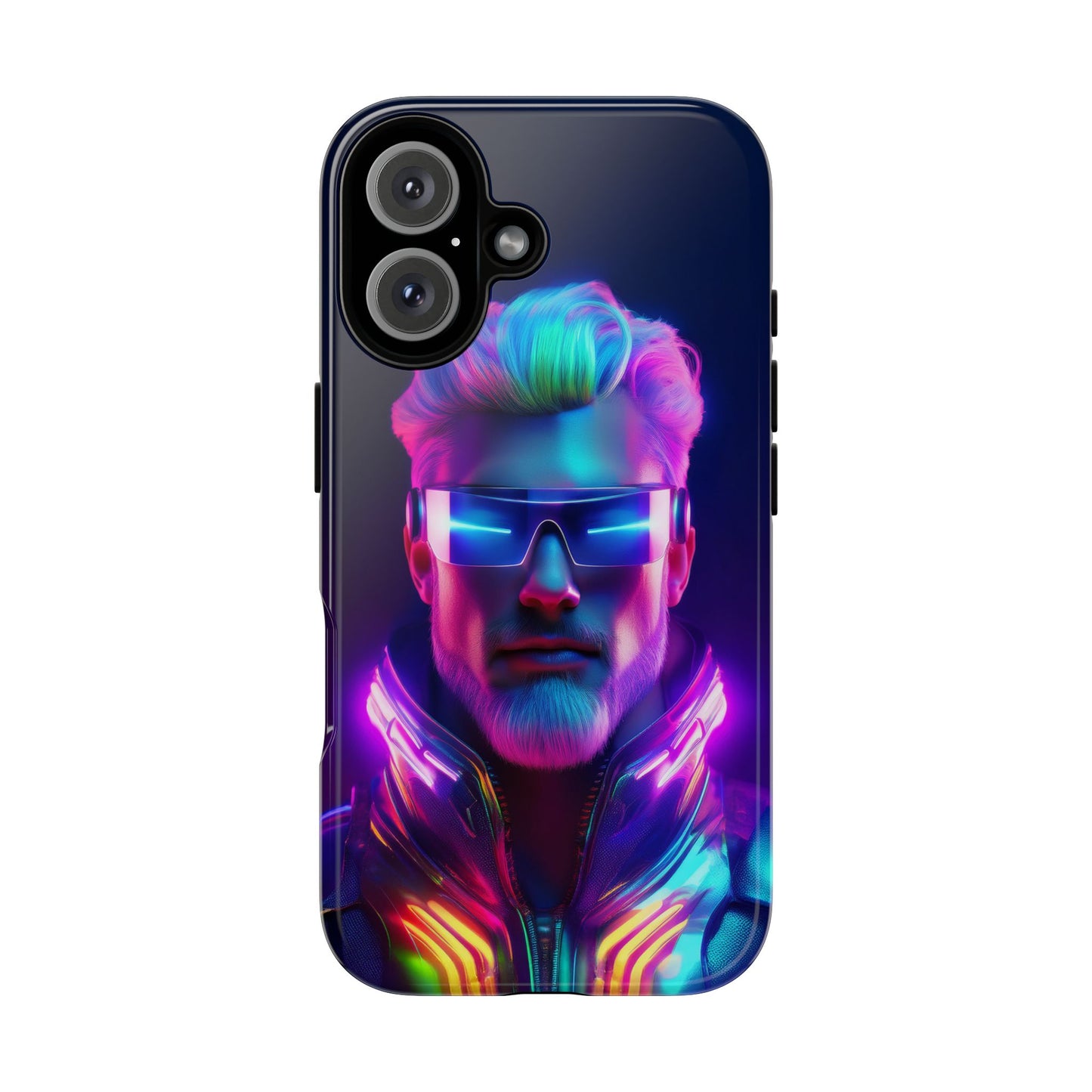 Futuristic Cyberpunk Male Cell Phone Case 026