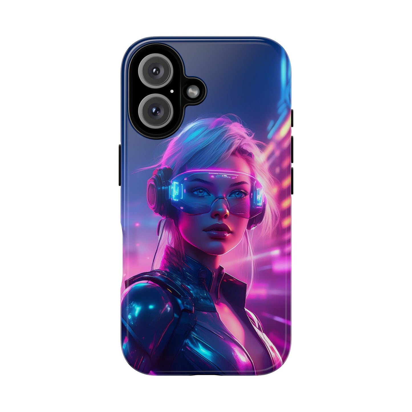 Futuristic Cyberpunk Female Cell Phone Case 029