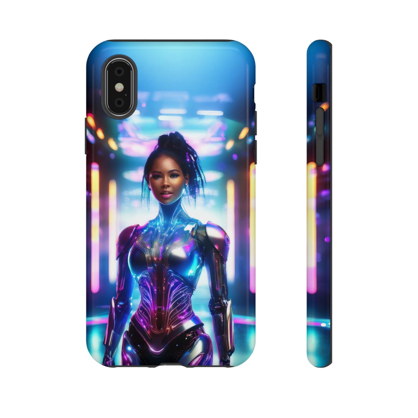 Futuristic Human Android Hybrid Cell Phone Case 009