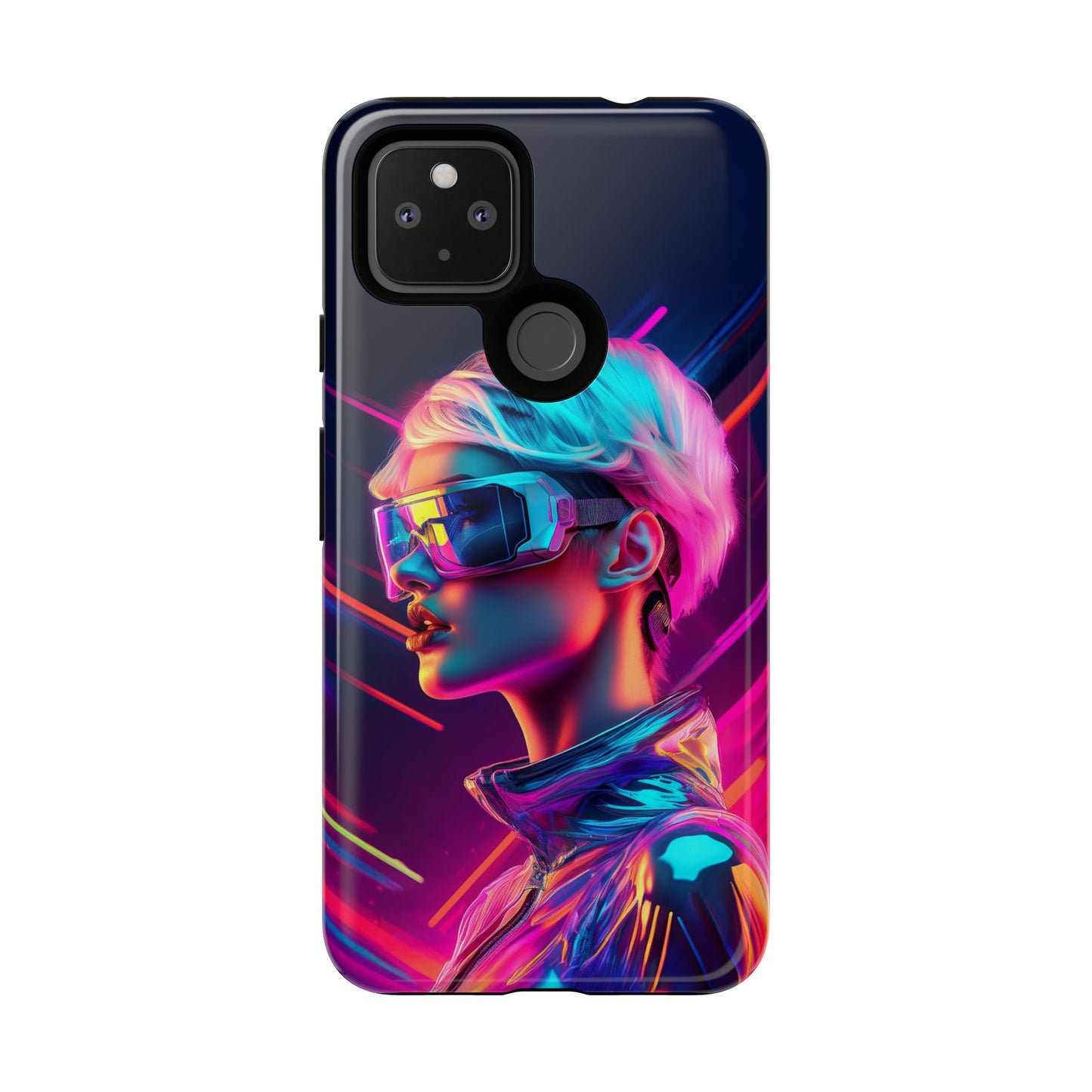 Futuristic Cyberpunk Female Cell Phone Case 031