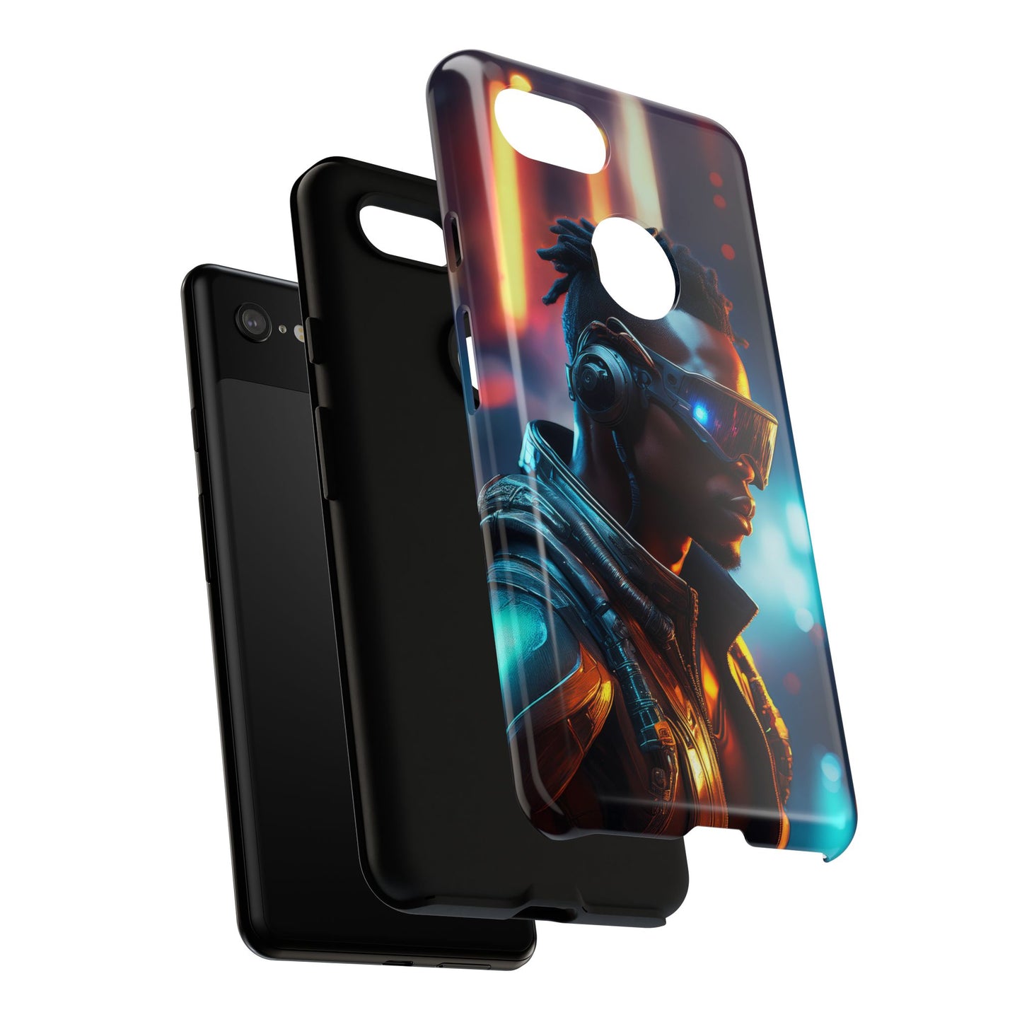 Futuristic Cyberpunk Male Cell Phone Case 016