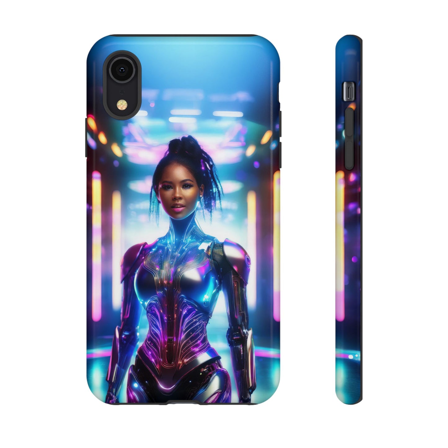 Futuristic Human Android Hybrid Cell Phone Case 009