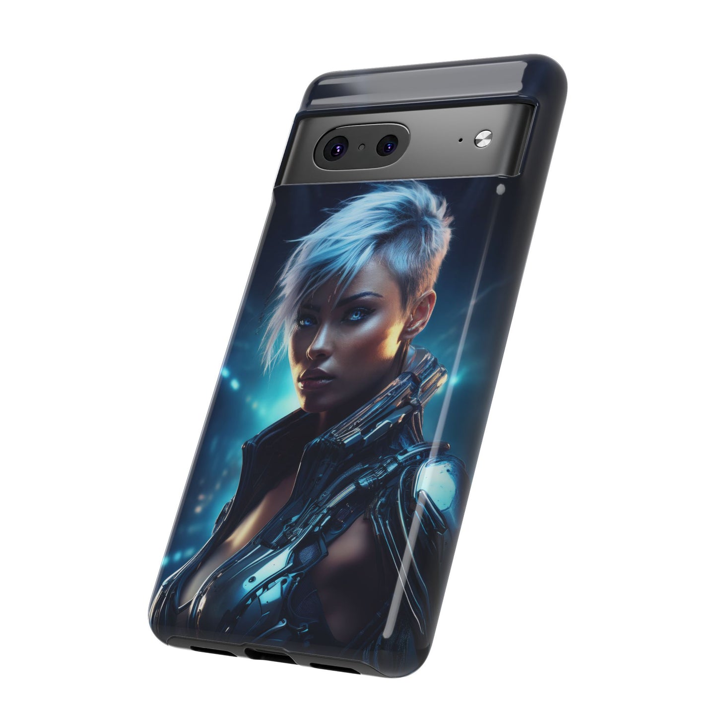 Futuristic Cyberpunk Female Cell Phone Case 027