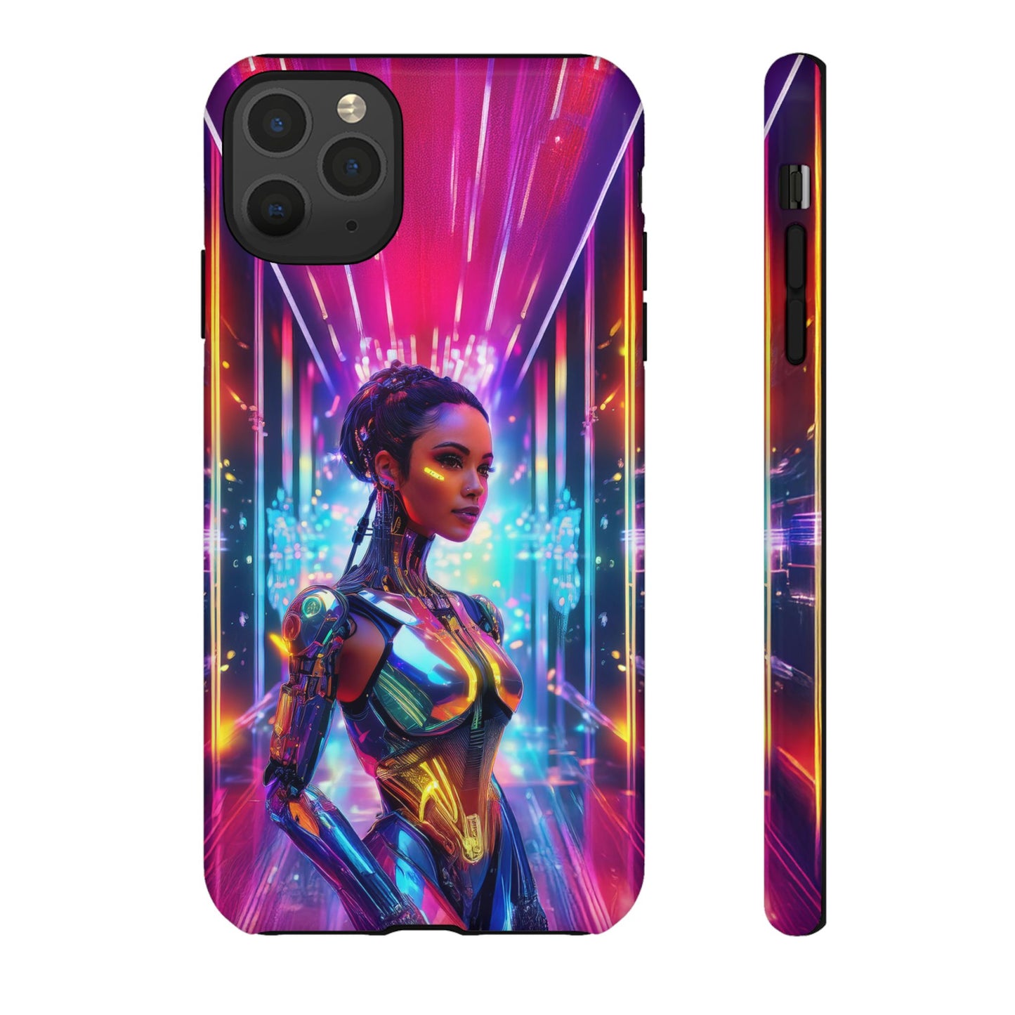 Futuristic Human Android Hybrid Cell Phone Case 006