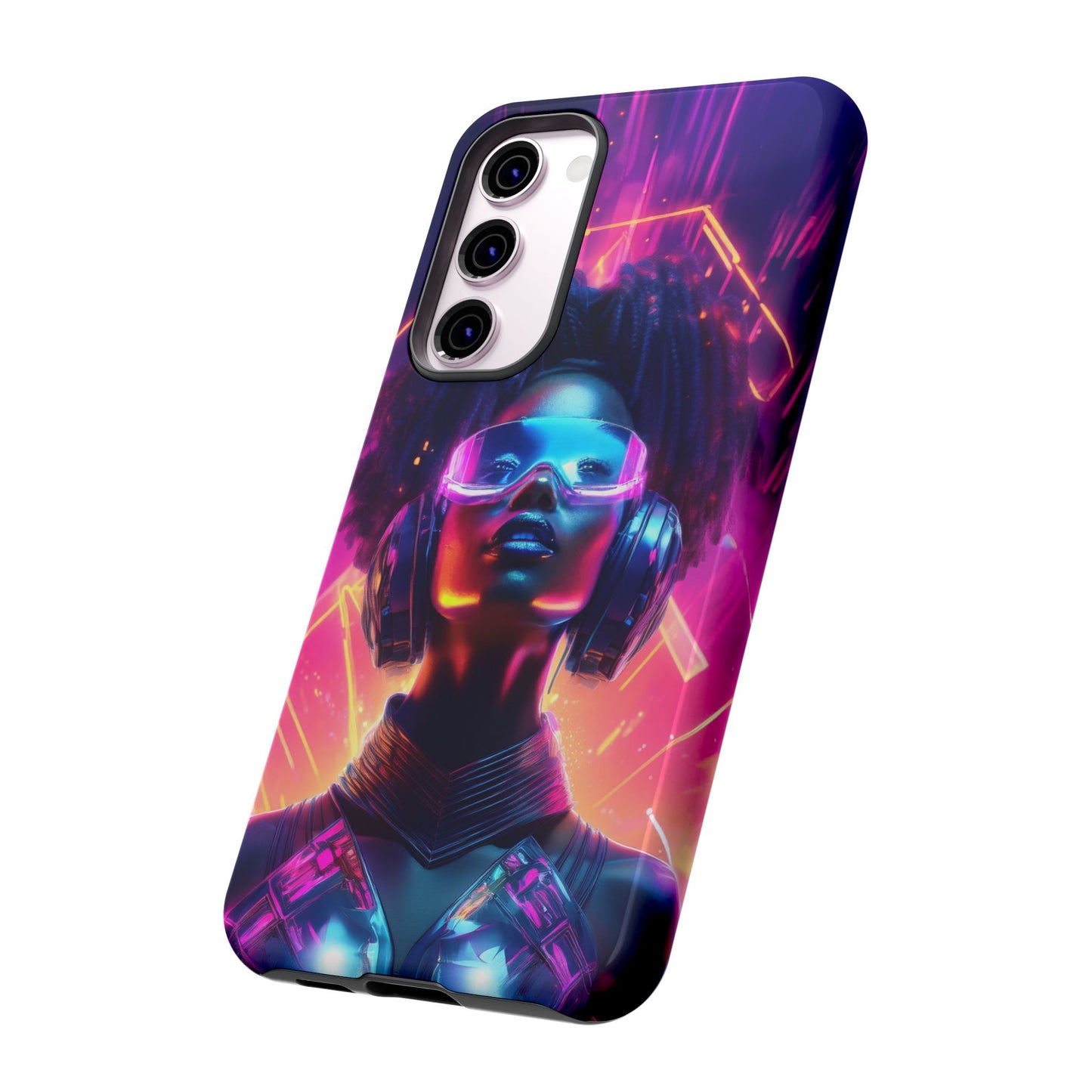 Futuristic Cyberpunk Female Cell Phone Case 030